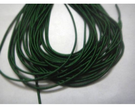 DARK GREEN MATT - 150 Inches French Metal Wire Gimp Coil Bullion Purl - Smooth Regular - 3.80 Meters